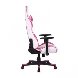 Ghế Game E-DRA MARS EGC202 WHITE PINK (Chân xoay/ đệm lưng + cổ)