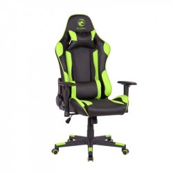 Ghế Game E-DRA MARS EGC202 BLACK GREEN (Chân xoay/ đệm lưng + cổ)