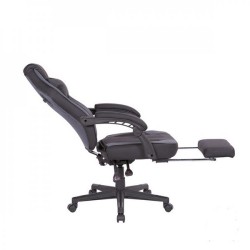 Ghế Game E-DRA MARS EGC204 BLACK FULL (xoay/có kê chân/đệm lưng)