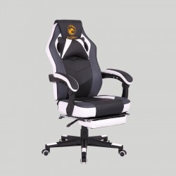 Ghế Game E-DRA JUPITER M EGC204 BLACK WHITE (xoay/có kê chân/đệm lưng)