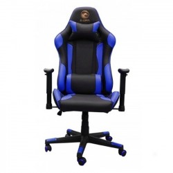 Ghế Game E-DRA MARS EGC202 BLACK BLUE (Chân Xoay/Đệm Lưng/Cổ)