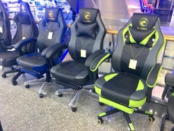 Ghế Gaming E-DRA JUPITER EGC201 BLACK BLUE (Chân xoay/có gác chân)