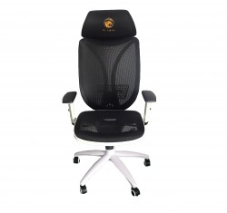 Ghế Game E-DRA VENUS EGC211 WHITE (xoay/lưới toàn bộ thoáng khí/đệm cổ)