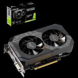 VGA CARD ASUS TUF-GTX1660TI-6G-GAMING (GDR6-6GB/192BIT/2 FAN)