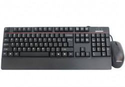 Bộ combo bàn phím + Chuột có dây Newmen T260Plus màu đen (Full size)