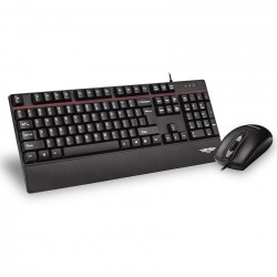 Bộ combo bàn phím + Chuột có dây Newmen T260 Plus màu đen USB