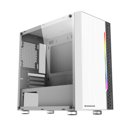 CASE XIGMATEK GEMINI ARTIC WHITE EN43842 (sơn trắng, 1 mặt kính CL hông, 1 Led Strip trước)