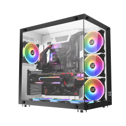 CASE XIGMATEK AQUARIUS PLUS WHITE (EN43668) (2 mặt kính cướng lực, lắp được 10 fan)
