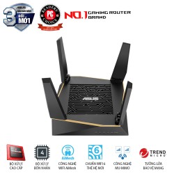ASUS RT-AX92U 1 Pack (AiMesh Router) Wifi AX6100 3 băng tần, Wifi 6 (802.11ax), AiMesh 360 WIFI Mesh, AiProtection, USB 3.1