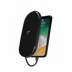 Pin sạc dự phòng không dây Mipow Cube X3 Lingtning Cable 10.000mAH SPQ09-PD (BLACK)