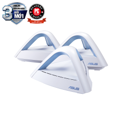 Bộ phát sóng Wifi Mesh ASUS LYRA TRIO MAP-AC1750 AC1750 (3 chiếc/3 pack/Aiprotection/2 băng tần)