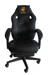 Ghế Gaming E-DRA JUPITER EGC201 BLACK FULL (Chân xoay/có gác chân)