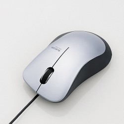 MOUSE ELECOM M-BL24UBSSV BLUE LED USB 1000DPI (Màu Bạc)
