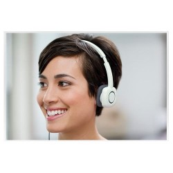 Tai Nghe Có Dây Logitech H150 White (Có Micro + 2 Jack 3.5mm)