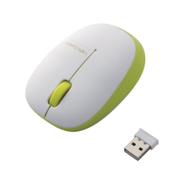 Chuột không dây Elecom M-BL20DBGN ( trắng viền xanh lá )