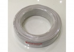 Cáp Điện Thoại 2 Lõi Nguyên Cuộn KINGMASTER (150m/cuộn/trắng)