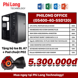 PC PHILONG OFFICE M1 (G5400-4GB-SSD120GB)
