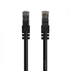 Cáp mạng bấm sẵn 2 mét Cat6 ORICO (PUG-C6-20-BK) (tròn/đen)