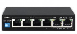 Switch Dlink 6 Port 10/100Mbps POE DES-F1006P (4 port POE)