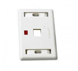 Mẳt nạ âm tường 1 cổng Faceplate AMP 1 Port