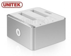 Đế Ổ Cứng 2.5 HDD UNITEK 2 BAY Y3364 (SATA, USB Type-C)