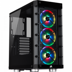 CASE CORSAIR 465X RGB TG BLACK ( Mặt kính CL) (CC-9011175-WW)