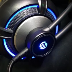Tai nghe/HEADPHONE HP H300 LED Blue (Mic/Jack 3.5mm/Led)