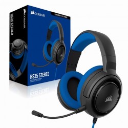Tai nghe/HEADPHONE CORSAIR HS35 Stereo Blue (CA-9011196-AP) (không kèm jack chia)
