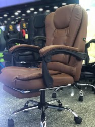 Ghế văn phòng E-DRA EOC2000 BROWN Massage chân xoay