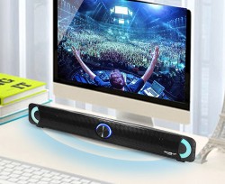 Loa Soundbar SoundMax SB-202 (2x6w/AUX/Black/nguồn)