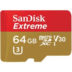 Thẻ nhớ MicroSD Sandisk Extreme 64Gb V30 100Mb/s (SDSQXCG-064G-GN6MA)