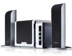 Loa vi tính Microlab FC361 (2+1.1/54w/AUX/xám bạc + đen)