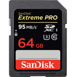 Thẻ nhớ SD Sandisk Extreme Pro 64Gb V30 95Mb/s (SDSDXXG-064G-GN4IN)