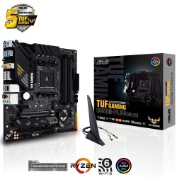 Bo mạch chủ ASUS TUF GAMING B550M-PLUS (WI-FI) mATX WIFI 6 DDR4 HDMI DP M.2 USB 3.2 Gen 2 Aura Sync