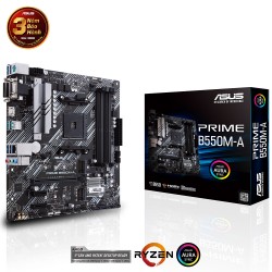 Bo mạch chủ ASUS PRIME B550M-A mATX DDR4 HDMI DVI M.2 USB 3.2 Gen 2 Aura Sync