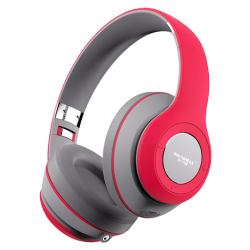 Tai nghe không dây Over-ear Soundmax BT700 Pink Hồng (kết nối Bluetooth + kết nối có dây 3.5mm)
