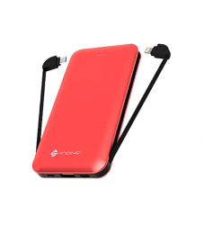 Pin sạc dự phòng ANDINO POWERTWIN 10.000mAh màu Red