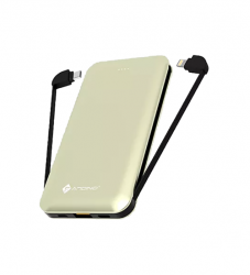 Pin sạc dự phòng ANDINO POWERTWIN 10.000mAh màu Gold