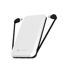 Pin sạc dự phòng ANDINO POWERTWIN 10.000mAh màu Silver