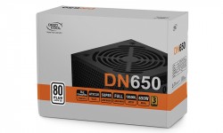 Bộ Nguồn DEEPCOOL 650W DN550 - 80 PLUS WHITE (FAN 12CM/BLACK)