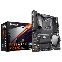 Mainboard GIGABYTE B460M AORUS PRO AC (rev. 1.0), LGA 1200, WIFI, Bluetooth, RGB