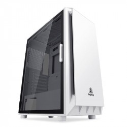 CASE SEGOTEP GANK 5 WHITE (1 mặt kính CL, lắp tối đa 8 fan 12cm)