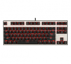 Bàn phím cơ E-DRA EK3087 Red Led Red Switch