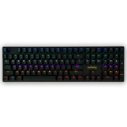 Bàn Phím Cơ Infinity Troy Blue Switch Rainbow Led Full Size