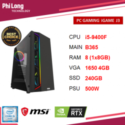 PC PHI LONG iGAME J3 (i5-9400F-8GB-SSD240-GTX1650)