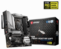 Mainboard MSI MAG B460M MORTAR WIFI (Intel B460, Socket 1200, m-ATX, 4 khe RAM DDR4)