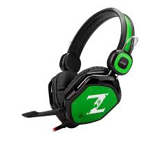 Tai nghe Gaming Zidli Z197 Màu Xanh (MIC, 2 jack 3.5, Cáp 2m)