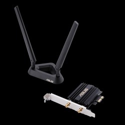 Card mạng wifi PCI Express Asus PCE-AX58BT chuẩn AX - Tốc độ 3000Mbps