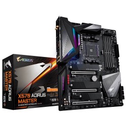 MAINBOARD GIGABYTE X570 AORUS MASTER. AMD LGA AM4. DDR4X4