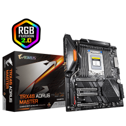 MAINBOARD GIGABYTE TRX40 AORUS MASTER. AMD RYZEN TRX40 3960X/3970X